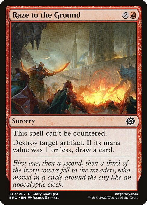 The Brothers' War - 149 - Raze to the Ground - Common