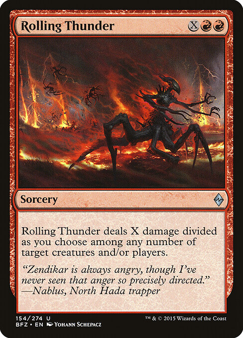 Battle for Zendikar - 154 - Rolling Thunder - Uncommon