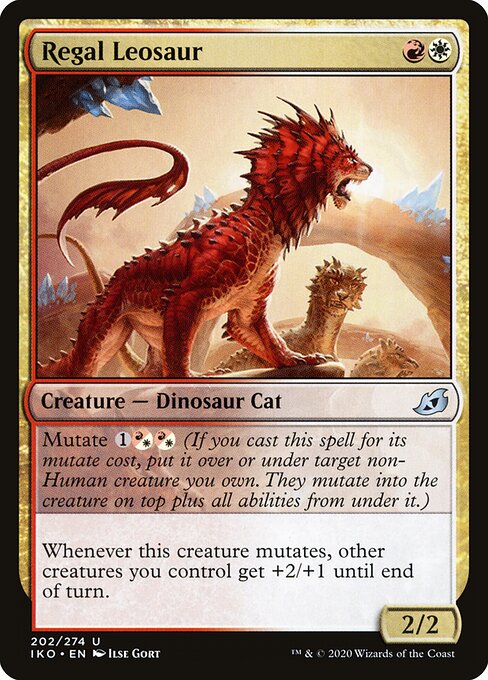 Ikoria: Lair of Behemoths - 202 - Regal Leosaur - Uncommon