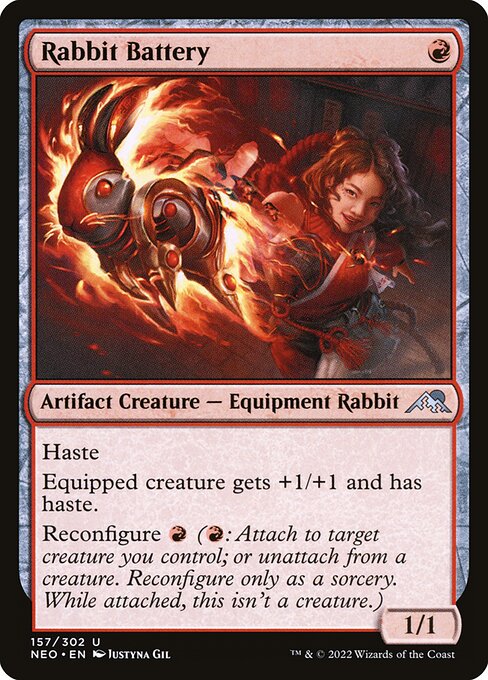 Kamigawa: Neon Dynasty - 157 - Rabbit Battery - Uncommon