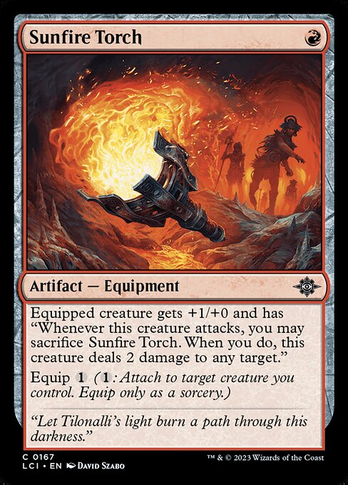 The Lost Caverns of Ixalan - 167 - Sunfire Torch - Common