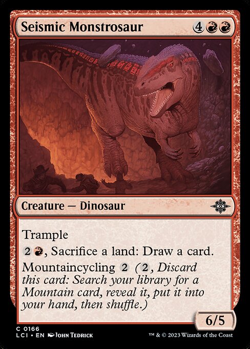 The Lost Caverns of Ixalan - 166 - Seismic Monstrosaur - Common
