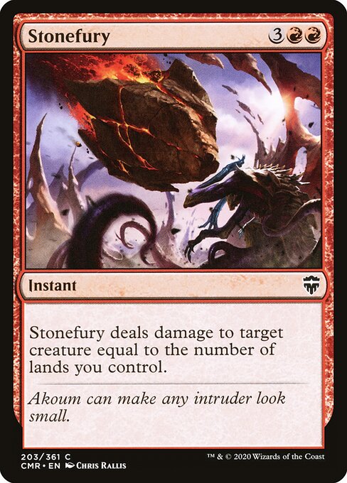 Commander Legends - 203 - Stonefury - Common