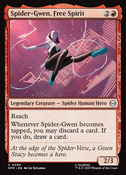 Marvel's Spider-Man - 90 - Spider-Gwen, Free Spirit - Common