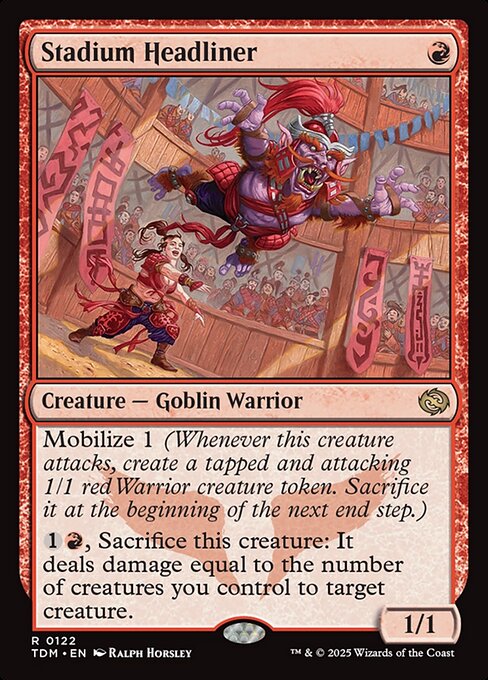 Tarkir: Dragonstorm - 122 - Stadium Headliner - Rare