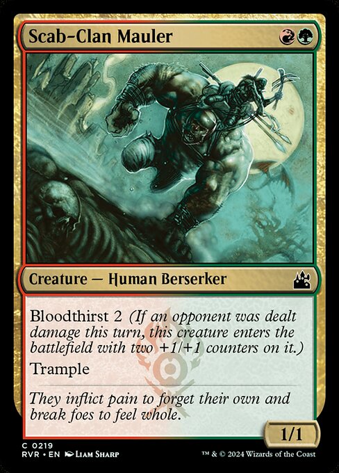Ravnica Remastered - 219 - Scab-Clan Mauler - Common