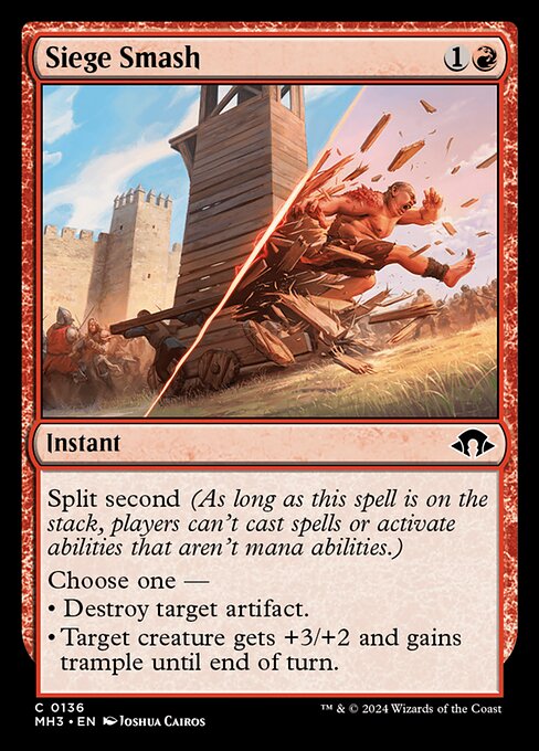 Modern Horizons 3 - 136 - Siege Smash - Common