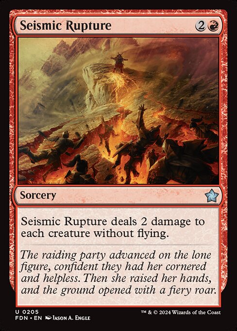 Foundations - 205 - Seismic Rupture - Uncommon