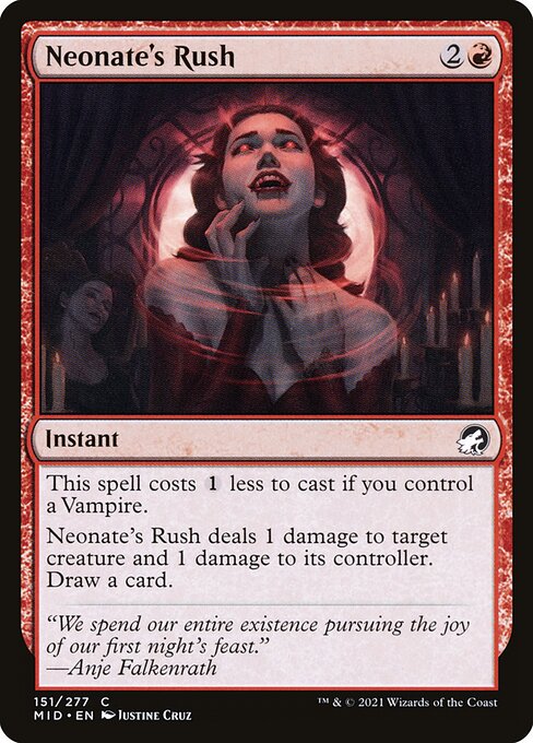 Innistrad: Midnight Hunt - 151 - Neonate's Rush - Common
