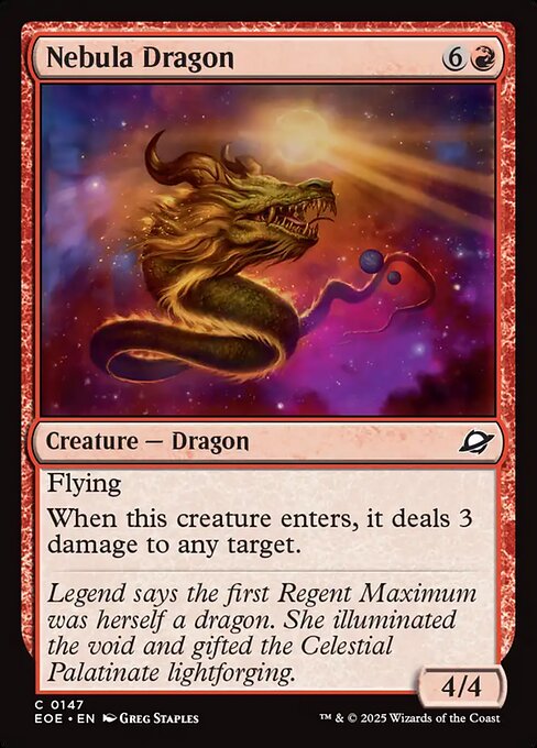 Edge of Eternities - 147 - Nebula Dragon - Common