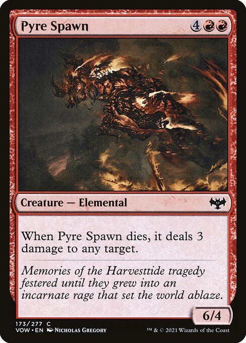 Innistrad: Crimson Vow - 173 - Pyre Spawn - Common