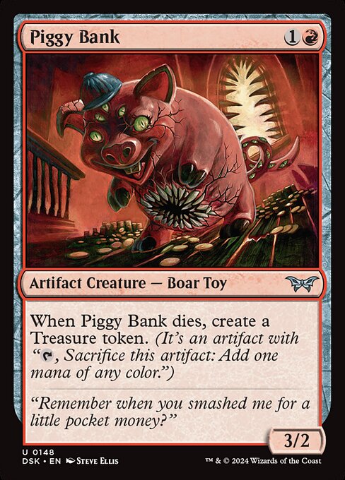 Duskmourn: House of Horror - 148 - Piggy Bank - Uncommon