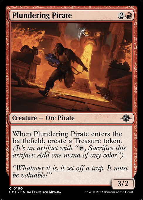 The Lost Caverns of Ixalan - 160 - Plundering Pirate - Common