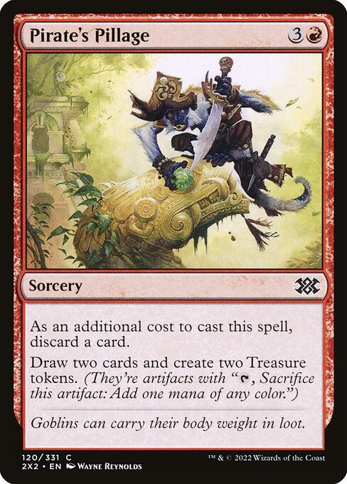 Double Masters 2022 - 120 - Pirate's Pillage - Common