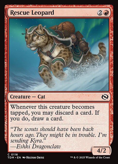 Tarkir: Dragonstorm - 116 - Rescue Leopard - Common