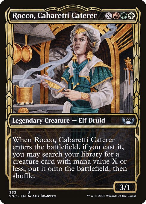 Streets of New Capenna - 332 - Rocco, Cabaretti Caterer - Uncommon
