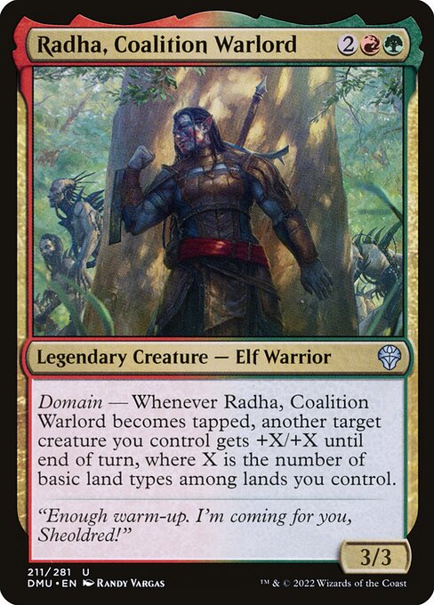 Dominaria United - 211 - Radha, Coalition Warlord - Uncommon