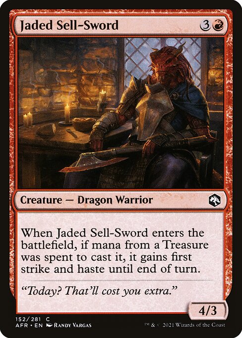 Adventures in the Forgotten Realms - 152 - Jaded Sell-Sword - Common