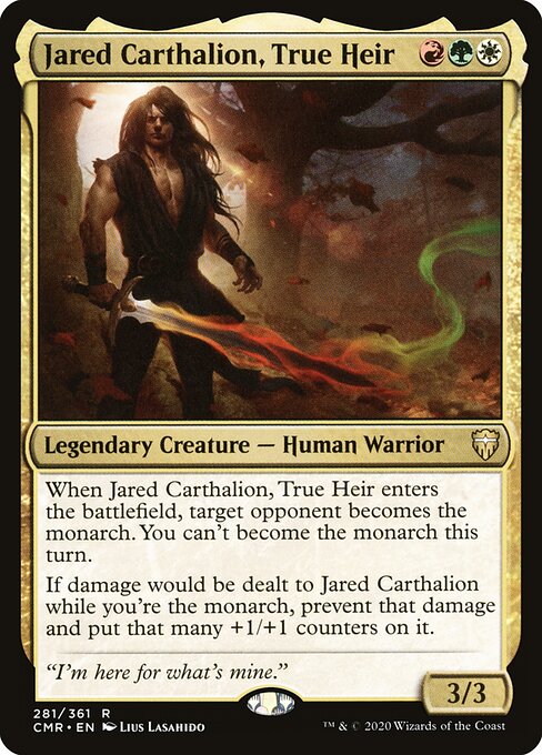 Commander Legends - 281 - Jared Carthalion, True Heir - Rare