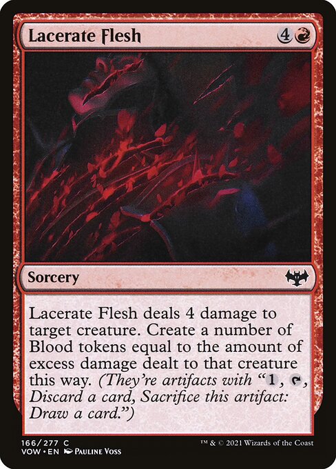 Innistrad: Crimson Vow - 166 - Lacerate Flesh - Common