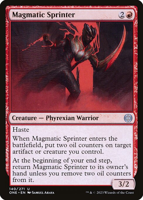 Phyrexia: All Will Be One - 140 - Magmatic Sprinter - Uncommon