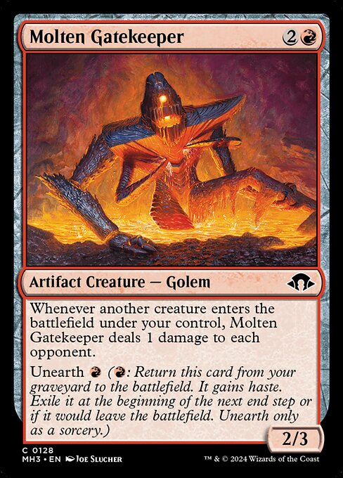 Modern Horizons 3 - 128 - Molten Gatekeeper - Common