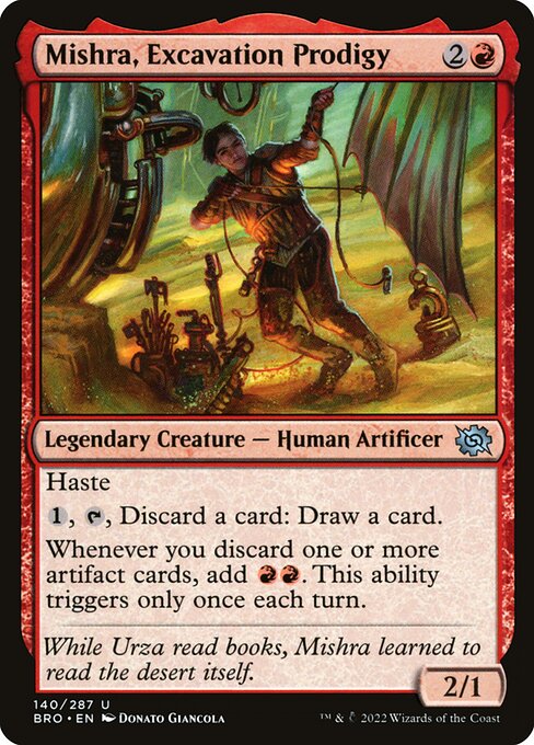 The Brothers' War - 140 - Mishra, Excavation Prodigy - Uncommon