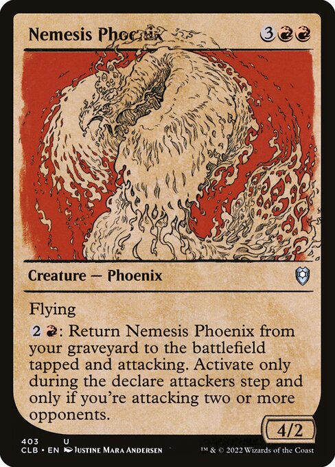 Commander Legends: Battle for Baldur's Gate - 403 - Nemesis Phoenix - Uncommon