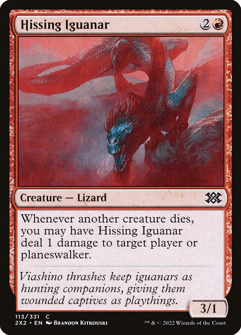 Double Masters 2022 - 113 - Hissing Iguanar - Common
