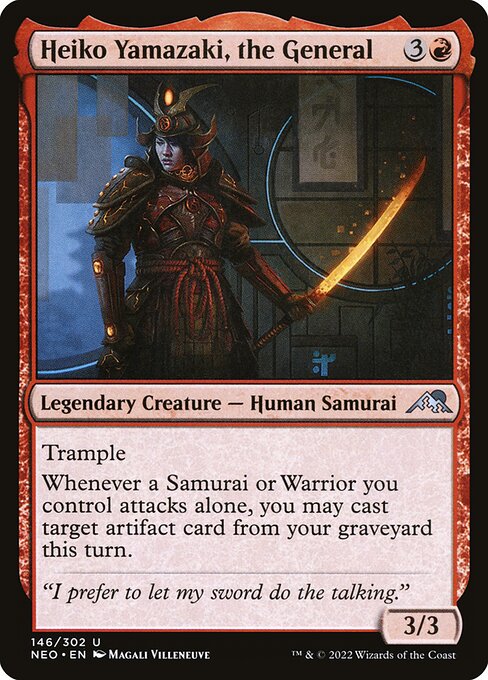 Kamigawa: Neon Dynasty - 146 - Heiko Yamazaki, the General - Uncommon