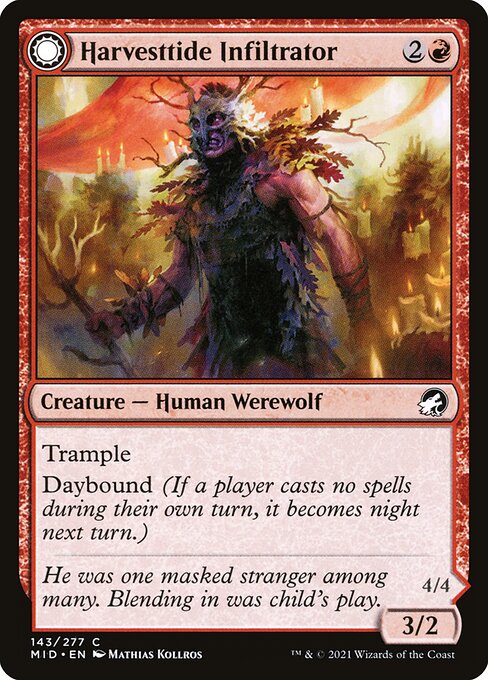 Innistrad: Midnight Hunt - 143 - Harvesttide Infiltrator // Harvesttide Assailant - Common
