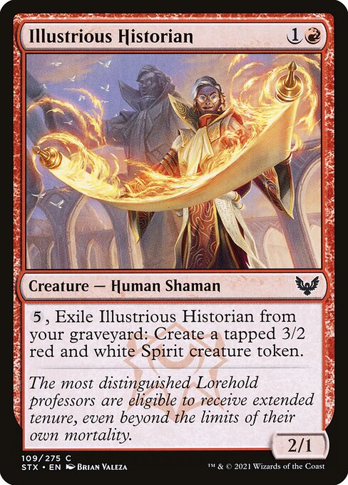 Strixhaven: School of Mages - 109 - Illustrious Historian - Common