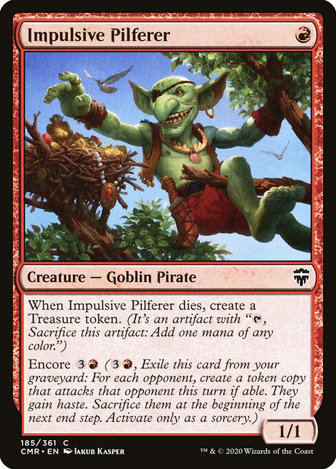 Commander Legends - 185 - Impulsive Pilferer - Common