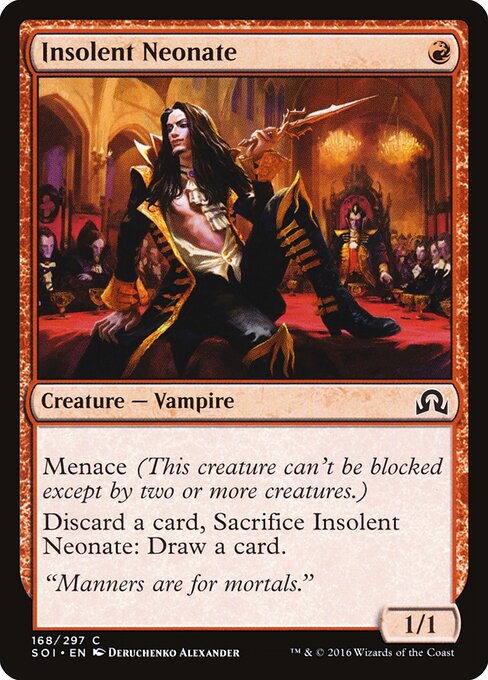 Shadows over Innistrad - 168 - Insolent Neonate - Common