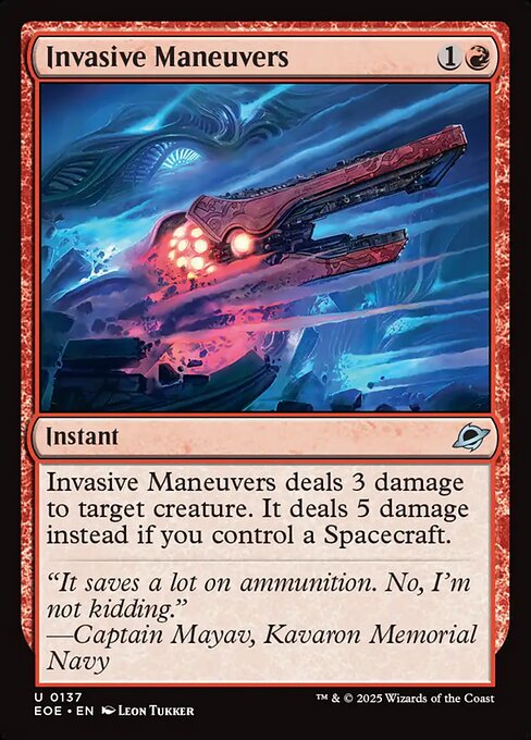 Edge of Eternities - 137 - Invasive Maneuvers - Uncommon