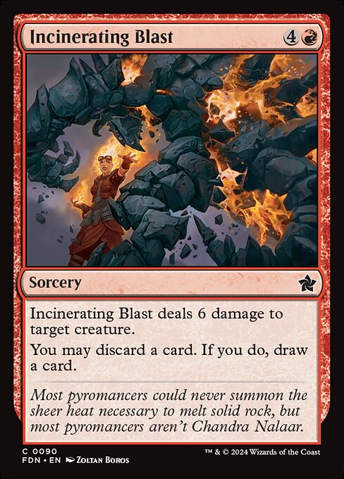 Foundations - 90 - Incinerating Blast - Common
