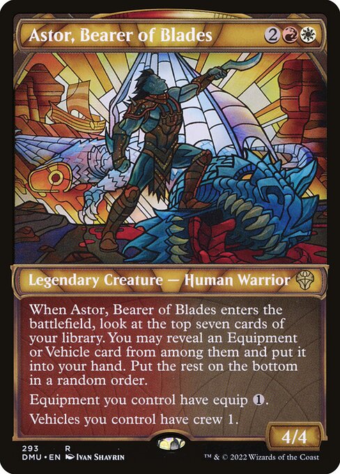 Dominaria United - 293 - Astor, Bearer of Blades - Rare
