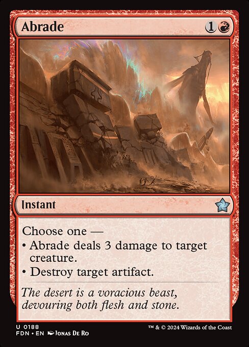 Foundations - 188 - Abrade - Uncommon