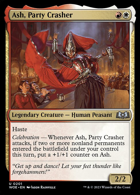 Wilds of Eldraine - 201 - Ash, Party Crasher - Uncommon