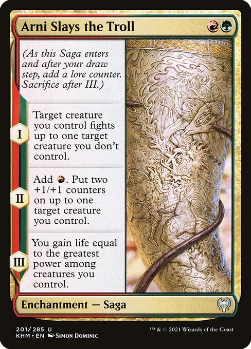 Kaldheim - 201 - Arni Slays the Troll - Uncommon