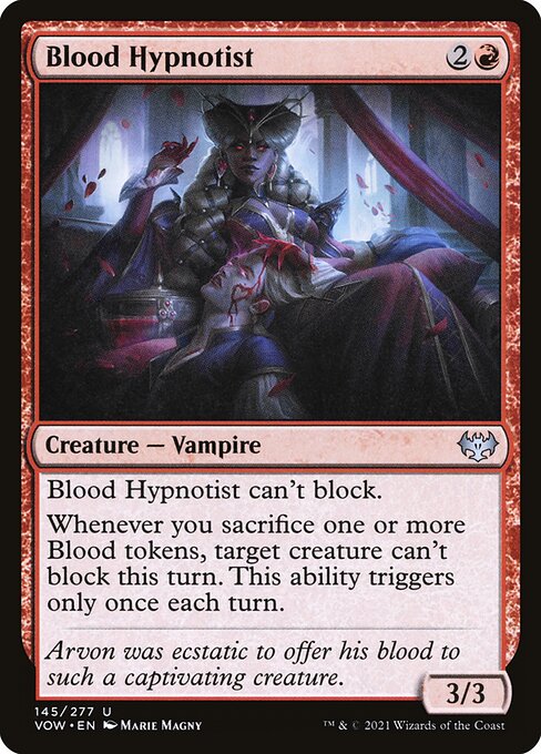 Innistrad: Crimson Vow - 145 - Blood Hypnotist - Uncommon