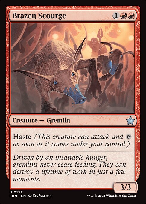 Foundations - 191 - Brazen Scourge - Uncommon
