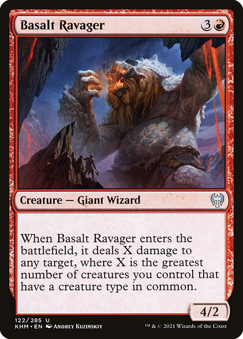 Kaldheim - 122 - Basalt Ravager - Uncommon