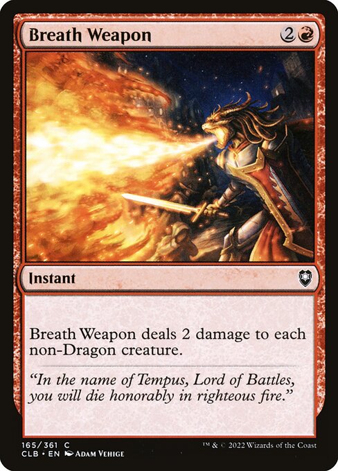 Commander Legends: Battle for Baldur's Gate - 165 - Breath Weapon - Common