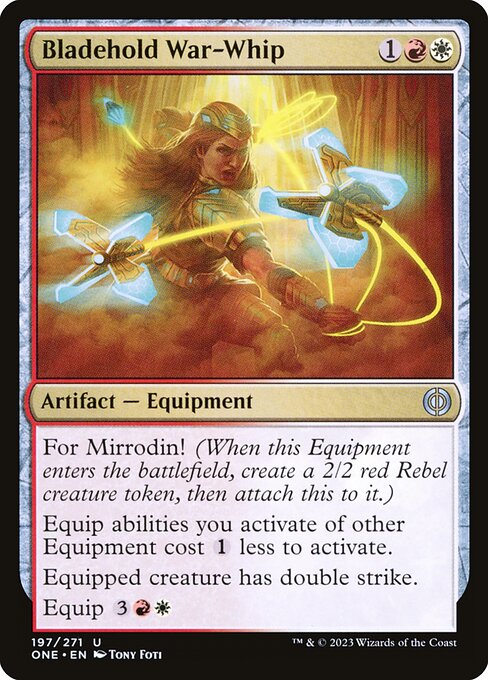 Phyrexia: All Will Be One - 197 - Bladehold War-Whip - Uncommon
