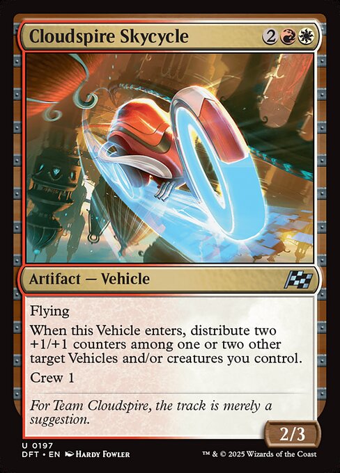 Aetherdrift - 197 - Cloudspire Skycycle - Uncommon