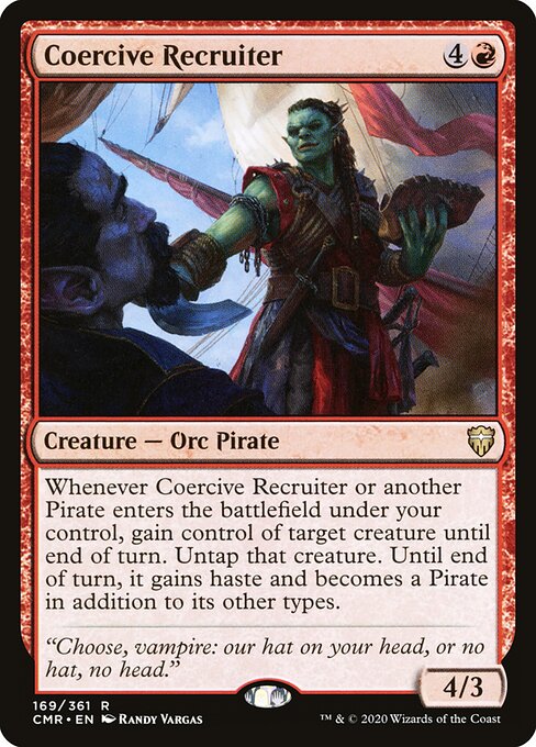 Commander Legends - 169 - Coercive Recruiter - Rare