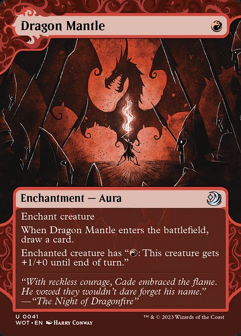 Wilds of Eldraine: Enchanting Tales - 41 - Dragon Mantle - Uncommon