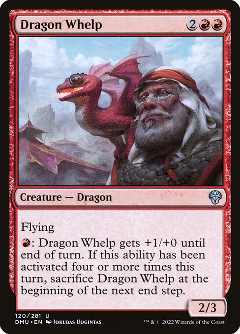 Dominaria United - 120 - Dragon Whelp - Uncommon