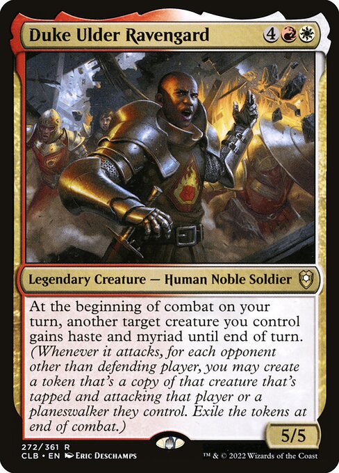 Commander Legends: Battle for Baldur's Gate - 272 - Duke Ulder Ravengard - Rare